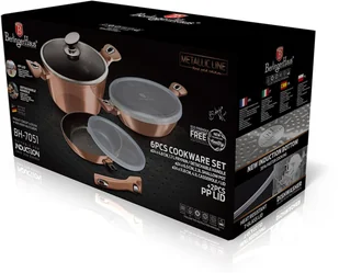 Berlinger Haus Lumarko Zestaw Garnków Granitowych Bh-7051! BH-7051 Kinghoff - Patelnie - miniaturka - grafika 7