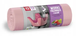 Anna Zaradna Worki na śmieci z uszami zapach Owocowy 35L 20szt - Worki na śmieci - miniaturka - grafika 4