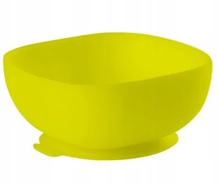 Beaba Silikonowa miseczka z przyssawką yellow - Miseczki i talerzyki dla dzieci - miniaturka - grafika 5