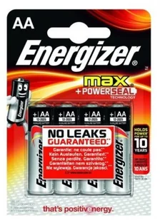 Energizer Baterie AA Energizer Max Alkaline LR06 4er E300112500 1.5 V Alkaliczno-manganowe 4 szt - Akcesoria i części modelarskie - miniaturka - grafika 2