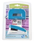 Novus Zestaw biurowy zszywacz i dziurkacz, niebieski - Zszywacze biurowe - miniaturka - grafika 3