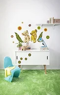 Zabawki kreatywne - DISNEY Komar Komar 14040h Deco naklejki Simba and NALA tatuaż ścienny, naklejka ścienna, obraz na ścianę, królowy, lew, Baby-14040h, kolorowe, 50 x 70 cm 14040h - miniaturka - grafika 1