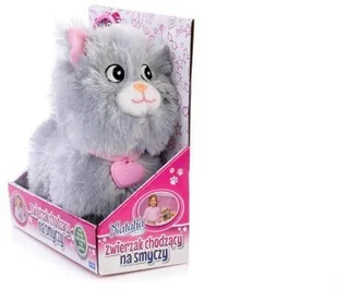 Artyk Kotek chodzący na smyczy szary Natalia - Zabawki interaktywne dla dzieci - miniaturka - grafika 4