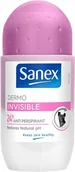 Dezodoranty i antyperspiranty unisex - Sanex Dermo Invisible bez białych plam 50ml - miniaturka - grafika 1