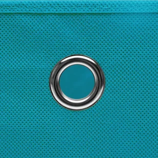 vidaXL Pudełka z pokrywami, 10 szt., błękitne, 32x32x32 cm, tkanina vidaXL - Pudła i pojemniki do przechowywania - miniaturka - grafika 2