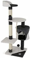 Drapaki dla kotów - dibea Kot drzewo na zadrapania, odporny na zadrapania drzewo zapewnia koty 112 cm wysokości, 112 cm, szary/biały - miniaturka - grafika 1