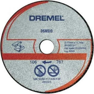 Dremel Tarcza tnąca do metalu i plastiku (DSM510) 2615S510JA - Materiały ścierne - miniaturka - grafika 4