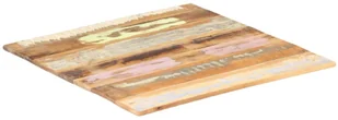 vidaXL Lumarko Kwadratowy blat do stołu, 70x70 cm, 15-16 mm, drewno z odzysku 286048 - Meble modułowe i akcesoria - miniaturka - grafika 2