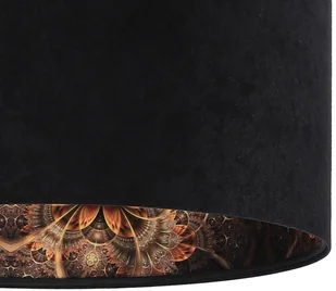 EULUNA Lampa wisząca Salina czarna z lateksowym nadrukiem - Lampy sufitowe - miniaturka - grafika 2