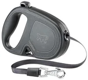 Smycze dla psów - Ferplast Flippy One Tape S Smycz automatyczna Taśma 4 m Czarny - miniaturka - grafika 1