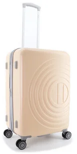 ELLE Walizka średnia ELLE Debossed różowe złoto - Walizki - miniaturka - grafika 6