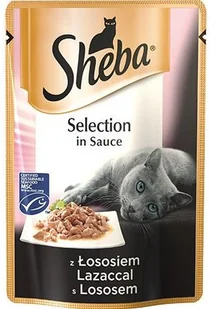 Sheba Cuisine z łososiem w sosie saszetka 6x85g - Mokra karma dla kotów - miniaturka - grafika 5
