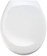 Deski sedesowe - WENKO Deska sedesowa biała, 37,5x45 cm - miniaturka - grafika 1