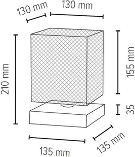 Spotlight Stojąca LAMPKA biurkowa NORMAN WOOD 9175960 stołowa LAMPA druciana klatka industrialna metalowa brzoza chrom 9175960 - Lampy stojące - miniaturka - grafika 3