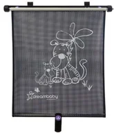 Akcesoria do fotelików - Dreambaby Dream Baby pcr236p f dwustronne regulowany Samochodowy uchwyt okna KFZ Roller (Tiger Print cienia), biały - miniaturka - grafika 1