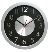 Zegary - Atrix Zegar srebrny z aluminiową tarczą ATE2302AM - miniaturka - grafika 1