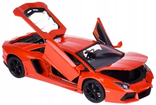 Bburago Lamborghini Aventador LP7004 18-11033 - Kolekcjonerskie modele pojazdów - miniaturka - grafika 2