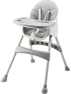 Krzesełka do karmienia - Ecotoys Fotelik krzesełko do karmienia 2w1 pasy 5 punktowe Ecotyos 1782 - miniaturka - grafika 1