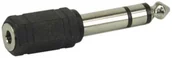 Złącza, przejściówki, adaptery - InLine 6,3 MM wtyczka stereo 3,5 MM gniazdo jack adapter 6,3 Jack Stereo 3,5 MM czarny 99305 - miniaturka - grafika 1