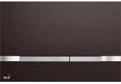 Stelaże i zestawy podtynkowe do WC - Alca PLAST Przycisk sterujący do systemów podtynkowych Alcaplast Flat Wood Stripe-Wenge ! - miniaturka - grafika 1
