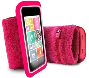 Puro PURO Running Band - Uniwersalna frotka do biegania do smartfonów max 4.3" + key pocket (różowy) UNIRUNLPNK - Etui i futerały do telefonów - miniaturka - grafika 11