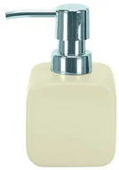 Dozowniki papieru i mydła dla firm - Kleine Wolke 5066202854 Cubic dozownik do mydła, kamionka, kolor naturalny, 7.5 x 7.5 x 13 cm 5066202854 - miniaturka - grafika 1