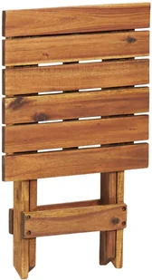 vidaXL Stojak na kwiaty, 30x30x38 cm, lite drewno akacjowe vidaXL - Kwietniki - miniaturka - grafika 4