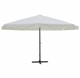 vidaXL vidaXL Parasol ogrodowy aluminiowy (500 cm) biały - Parasole ogrodowe - miniaturka - grafika 3