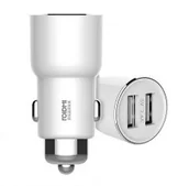 Ładowarki samochodowe - Xiaomi RoidMi 5in1 Bluetooth Car Charger 2S white - miniaturka - grafika 1