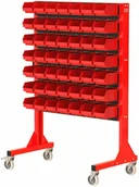 Pozostałe wyposażenie warsztatu - Fastservice ST 110-12-P3 Stojak Narzędziowy w zestawie z listwami oraz pojemnikami ST 110-12-P3 - miniaturka - grafika 1