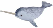 Maskotki i pluszaki - Wild Republic 21466 Pluszowa Narwal, Living Ocean, przytulanka, pluszowa zabawka, 66 cm, szara 21466 - miniaturka - grafika 1