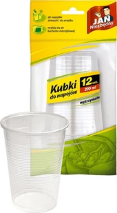 Jan Niezbędny Sarantis Konfekcja Kubki jednorazowe 200ml 12 szt - Naczynia i sztućce jednorazowe - miniaturka - grafika 2