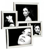 Ramki na zdjęcia - Mascagni M470 Multi- ramka na zdjęcia (metal, srebro, ramka do wielu zdjęć, 8 x 8 cm, 10 x 15 cm) 2WAM470 - miniaturka - grafika 1