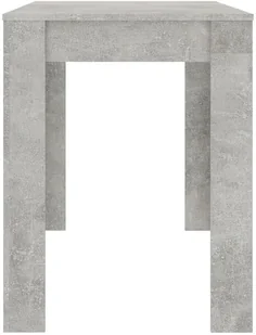 vidaXL Stół jadalniany, betonowy szary, 120x60x76 cm, płyta wiórowa - Stoły - miniaturka - grafika 5