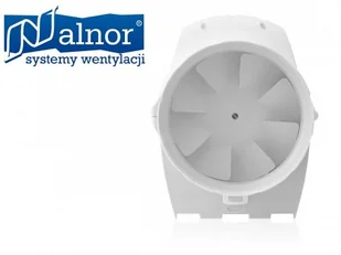 ALNOR Wentylator kanałowy, osiowy, plastikowy 200mm, 910m3/h DV-PP-200-910 - Wentylatory przemysłowe - miniaturka - grafika 2