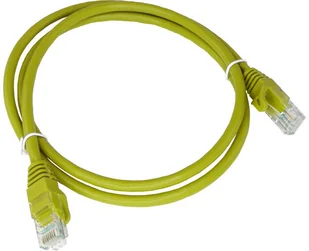 ALANTEC Patch-cord U/UTP kat.5e PVC 0.25m żółty KKU5ZOL0.25 - Kable miedziane - miniaturka - grafika 2