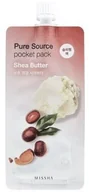 Maseczki do twarzy - Missha Pure Source Pocket Pack Shea Butter 10 ml - miniaturka - grafika 1