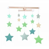 Karuzele dla niemowląt - JaBaDaBaDo Drewniane Mobile Gwiazdki - miniaturka - grafika 1