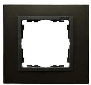 Simon Ramka Simon 82 1x stal grafitowa/pośrednia grafitowy 82817-38 - Klawisze i ramki - miniaturka - grafika 2