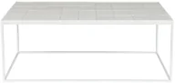 Ławy i stoliki kawowe - Zuiver Stolik kawowy GLAZED biały 2300138 - miniaturka - grafika 1