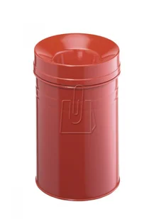 Durable Kosz na śmieci okrągły 15l SAFE+ czerwony - Kosze biurowe - miniaturka - grafika 2