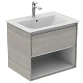 Szafki łazienkowe - Ideal Standard Connect Air Szafka pod umywalkę 60x51,7x44 cm jasnoszare drewno/biała mat E0826PS - miniaturka - grafika 1