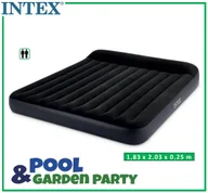 Materace turystyczne - Intex Materac dmuchany welurowy 183x203 cm 64144 64144 - miniaturka - grafika 1