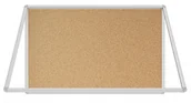 Gabloty - Allboards Gablota ogłoszeniowa informacyjna 120x90cm korkowa w aluminiowej ramie SC129C+PIN50 - miniaturka - grafika 1