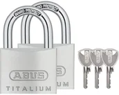 Kłódki - Abus Kłódka jarzmowa TITALIUM 727TI/40 TWINS - miniaturka - grafika 1