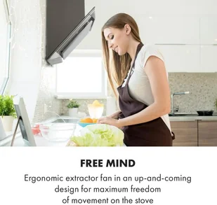 Klarstein Zola 60 Srebrny (CGCH3-Zola60) - Okapy kuchenne - miniaturka - grafika 7