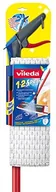 Miotły, szufle, mopy - Vileda 1-2 Spray mop podłogowy płaski, z wbudowanym spryskiwaczem płynu myjącego, w zestawie z drążkiem 140626 - miniaturka - grafika 1