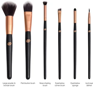 Pędzle do Makijażu Rio 6 szt. BRCE Nxtretail - Pędzle do makijażu - miniaturka - grafika 5