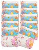 Akcesoria dla lalek - Heless 1075 - pieluchy dla lalek 10 szt. , rozmiar 28 - 35 cm - miniaturka - grafika 1