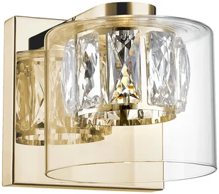 Zuma line Gem kinkiet 1-punktowy złoty W0389-01A-F7AC - Lampy ścienne - miniaturka - grafika 2